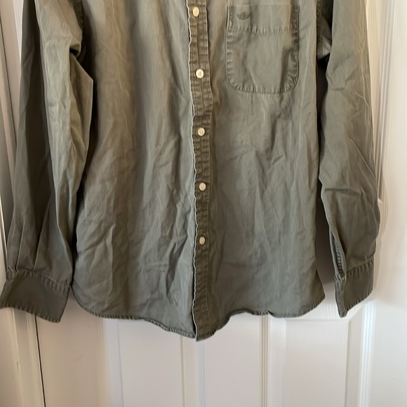 Vintage Dockers army green button up flannel - Picture 5 of 5